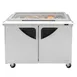 Turbo Air TST-48SD-18-N-GL 48" Mega Top Sandwich/Salad Prep Table w/ 2 Doors, 18 Pans 3 image