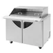 Turbo Air TST-48SD-18-N-SL 48" Mega Top Sandwich/Salad Prep Table w/ 2 Doors, 18 Pans 6 image