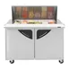 Turbo Air TST-48SD-18-N 48" Mega Top Sandwich/Salad Prep Table w/ 2 Doors, 18 Pans 4 image