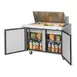 Turbo Air TST-48SD-18-N 48" Mega Top Sandwich/Salad Prep Table w/ 2 Doors, 18 Pans 7 image