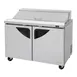 Turbo Air TST-48SD-N 48" Two Section Sandwich / Salad Prep Table w/ 2 Doors, 12 Pans 5 image