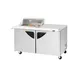 Turbo Air TST-60SD-12M-N-CL 60" Mega Top Sandwich/Salad Prep Table w/ 2 Doors, 12 Pans 1 image