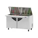 Turbo Air TST-60SD-24-N-FL 60" Mega Top Sandwich/Salad Prep Table w/ 2 Doors, 24 Pans 1 image