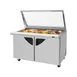 Turbo Air TST-60SD-24-N-GL 60" Mega Top Sandwich/Salad Prep Table w/ 2 Doors, 24 Pans 1 image