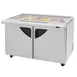 Turbo Air TST-60SD-24-N-GL 60" Mega Top Sandwich/Salad Prep Table w/ 2 Doors, 24 Pans 5 image