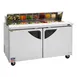 Turbo Air TST-60SD-N 60" Two Section Sandwich / Salad Prep Table w/ 2 Doors, 16 Pans 2 image