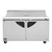 Turbo Air TST-60SD-N 60" Two Section Sandwich / Salad Prep Table w/ 2 Doors, 16 Pans 4 image