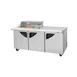 Turbo Air TST-72SD-15M-N-CL 72" Mega Top Sandwich/Salad Prep Table w/ 3 Doors, 15 Pans 1 image