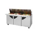 Turbo Air TST-72SD-30-N 72" Mega Top Sandwich/Salad Prep Table w/ 3 Doors, 30 Pans 1 image