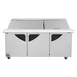 Turbo Air TST-72SD-30-N 72" Mega Top Sandwich/Salad Prep Table w/ 3 Doors, 30 Pans 4 image