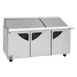Turbo Air TST-72SD-30-N 72" Mega Top Sandwich/Salad Prep Table w/ 3 Doors, 30 Pans 6 image