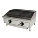 Toastmaster TMLC24 24" Countertop Gas Lava Rock Charbroiler w/ (2) Burners, 60.000 BTU 1 image