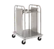 Delfield TT-1014 21" 1-Stack Open Tray Rack Dispenser for 11" x 15" Trays, Mobile 1 image