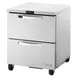 True TUC-27F-D-2-HC~SPEC3 27" 1-Section Undercounter Freezer w/ 2 Drawers, Stainless Steel 1 image