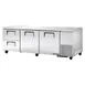 True TUC-93D-2-HC 93" 3-Section Undercounter Refrigerator w/ 2 Solid Doors & 2 Drawers 1 image