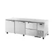 True TUC-93D-2-HC~SPEC3 93" Undercounter Refrigerator w/ 3 Sections, 2 Doors, 2 Drawers 1 image