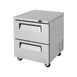 Turbo Air TUR-28SD-D2-N 27" 1-Section Undercounter Refrigerator w/ 2 Drawers, 6.8 cu. ft. 1 image