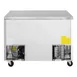 Turbo Air TUR-48SD-D2-N 48" 2-Section Undercounter Refrigerator w/ 2 Drawers & 1 Door 4 image