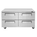 Turbo Air TUR-60SD-D4-N 60" 2-Section Undercounter Refrigerator w/ 2 Doors, 17 cu. ft. 3 image