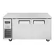 Turbo Air JUF-60-N 59" 2-Door Undercounter Freezer, Stainless Steel Exterior, Front Breathing, 13.5 cu. ft. 2 image