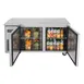 Turbo Air JUF-60-N 59" 2-Door Undercounter Freezer, Stainless Steel Exterior, Front Breathing, 13.5 cu. ft. 4 image