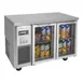 Turbo Air JUR-48-G-N 47" 2-Section Undercounter Refrigerator w/ 2 Glass Doors, 10.6 cu. ft. 3 image