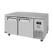 Turbo Air JUR-67D-N 67" 2-Section Undercounter Refrigerator w/ 2 Doors, 19 cu. ft. 1 image