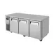 Turbo Air JUR-72-N6 70" 3-Section Undercounter Refrigerator w/ 3 Doors, 17.2 cu. ft. 1 image