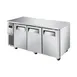Turbo Air JUR-72S-N6 70" 3-Section Undercounter Refrigerator w/ 3 Doors, 15.1 cu. ft. 1 image