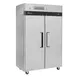 Turbo Air M3F47-2-N 51-3/4" 2-Solid Door Reach-In Freezer, Top Mounted, 42.1 cu. ft., Stainless Steel 2 image