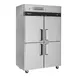 Turbo Air M3F47-4-N 51-3/4" 4-Half Hinged Solid Door Reach-In Freezer, Top Mounted, 42.1 cu. ft., Stainless Steel 3 image