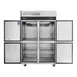 Turbo Air M3F47-4-N 51-3/4" 4-Half Hinged Solid Door Reach-In Freezer, Top Mounted, 42.1 cu. ft., Stainless Steel 4 image