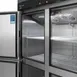 Turbo Air M3F47-4-N 51-3/4" 4-Half Hinged Solid Door Reach-In Freezer, Top Mounted, 42.1 cu. ft., Stainless Steel 5 image