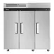 Turbo Air M3F72-3-N 77-3/4" 3-Solid Door Reach-In Freezer, Top Mounted, 65.8 cu. ft., Stainless Steel 2 image