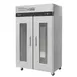 Turbo Air M3R47-2-G-N 51" 2-Section Reach-In Refrigerator w/ 2 Glass Doors, Top Mount, Aluminum Interior, 42 cu. ft. 1 image