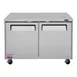 Turbo Air MUF-48-N 48" 2-Door Undercounter Freezer, Stainless Steel Exterior, 12.2 cu. ft., R290 Refrigerant 2 image