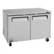 Turbo Air MUF-48-N 48" 2-Door Undercounter Freezer, Stainless Steel Exterior, 12.2 cu. ft., R290 Refrigerant 3 image