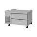 Turbo Air PRCBE-36R-N-FT 36" 2 Drawers Refrigerated Chef Base, Flat Top, 4.6 cu. ft. 1 image