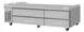 Turbo Air PRCBE-96F-N-FT 96" 4 Drawers Pro Series Freezer Chef Base, Flat Top, 17.5 cu. ft. 1 image