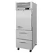 Turbo Air PRO-26R-D2-N 29" 1-Section Reach-In Refrigerator w/ Solid Half Door & 2 Drawers, Top Mount, Stainless Steel, 25 cu. ft. 1 image