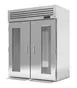 Turbo Air PRO-50R-G-RI-N 66" Two Section Roll-In Refrigerator w/ Glass Doors, Self-Contained, Stainless Steel, 82 cu. ft. 1 image