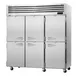 Turbo Air PRO-77-6R 77" Three Solid Door Reach-In Refrigerator, 75 cu. ft. 1 image