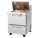 Turbo Air PST-28-12-D2-N 27" Mega Top Sandwich/Salad Prep Table w/ 2 Drawers, 12 Pans 1 image