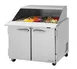 Turbo Air PST-36-15-N-SL 36" 2-Door Mega Top Sandwich and Salad Prep Table, 15 Pans, Stainless Steel 1 image