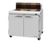 Turbo Air PST-36-N 36" 2-Door Mega Top Sandwich and Salad Prep Table, 10 Pans 1 image
