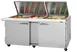 Turbo Air PST-72-30-N-FL 72" Mega Top Sandwich/Salad Prep Table w/ 2 Doors, 30 Pans 1 image