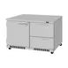 Turbo Air PUR-48-D2R(L)-FB-N 48" 1-Door 2-Drawer Commercial Undercounter Fridge, Front Breathing, 11 Cu Ft 1 image