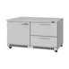 Turbo Air PUR-60-D2R(L)-FB-N 60" 2-Drawer Undercounter Fridge, Front-Breathing, Stainless Steel, 14.8 cu ft 1 image