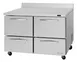 Turbo Air PWF-48-D4-N 48" 2-Section Worktop Freezer w/ 4 Drawers, 12.8 cu. ft. 1 image