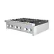 Turbo Air TAHP-36-6 36" Countertop Gas Hotplate with (6) Burners, Manual Control, 192.000 BTU 1 image